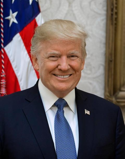 Official portrait of President Donald Trump