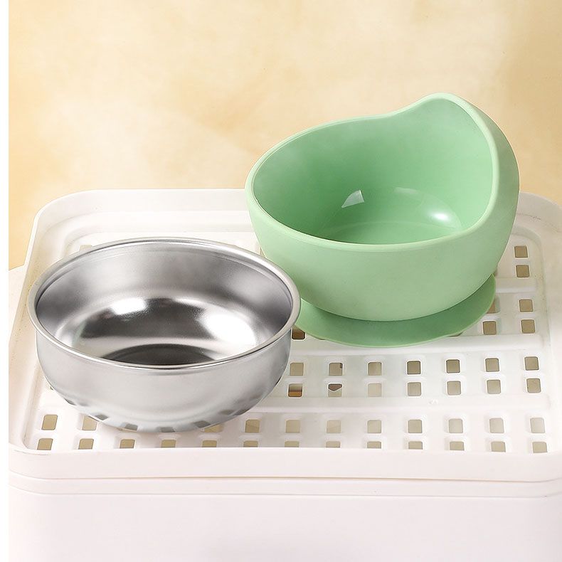Custom OEM pastel colors for stainless steel baby bowls factory direct