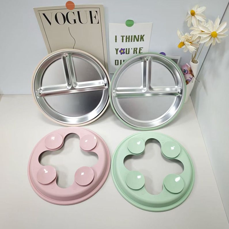 Food-grade 304 stainless steel toddler divided tray