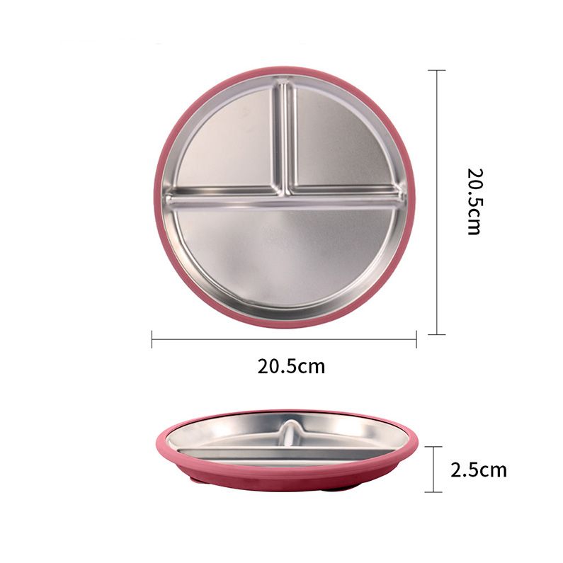 Multiple color options for silicone suction baby feeding plates wholesale