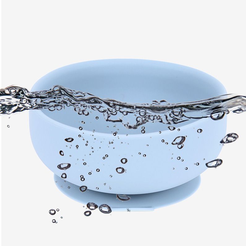 Unbreakable BPA-free food grade silicone toddler training bowls