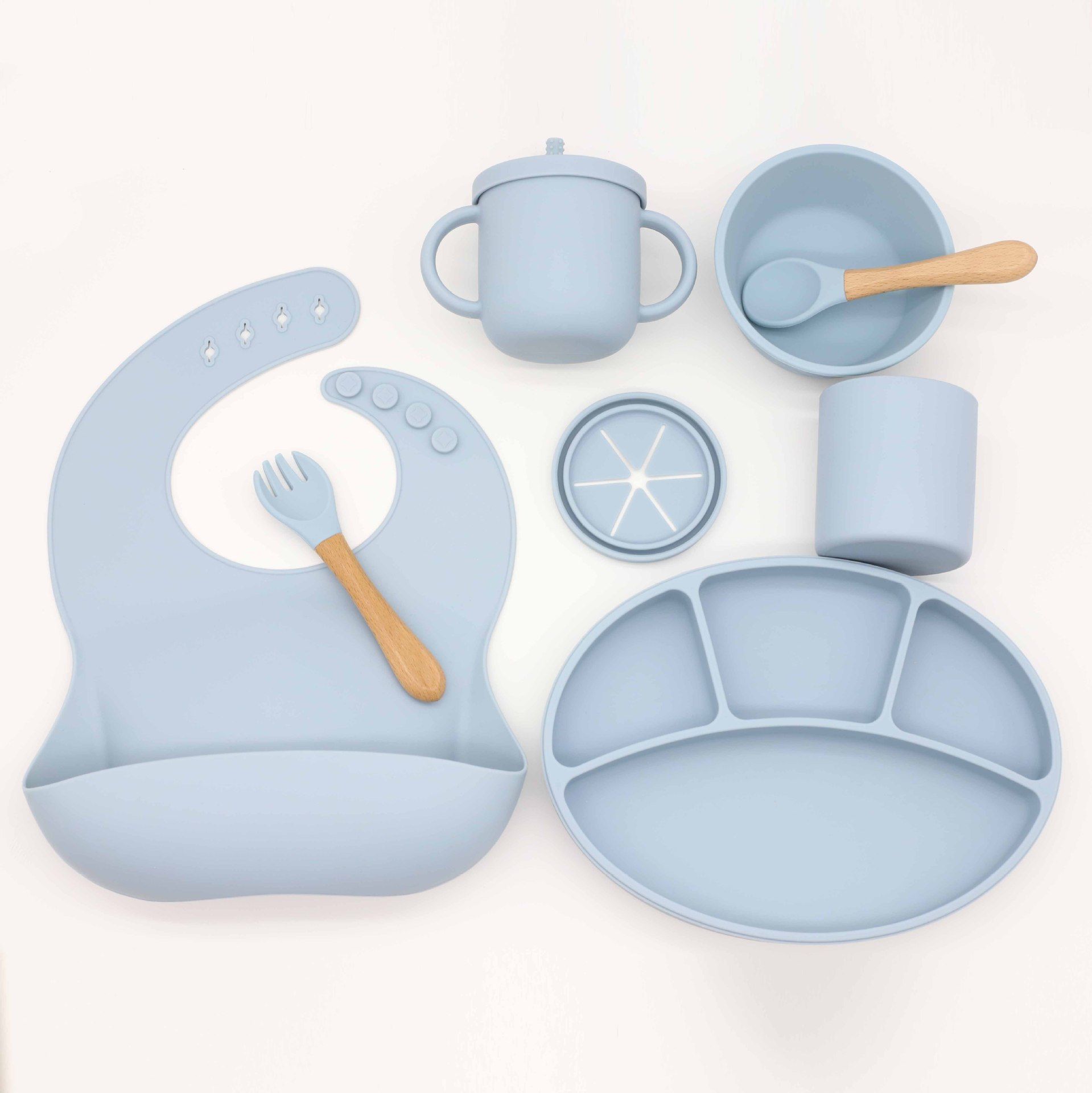 Deep Silicone Baby Bowl with Strong Suction Base Toddler Feeding