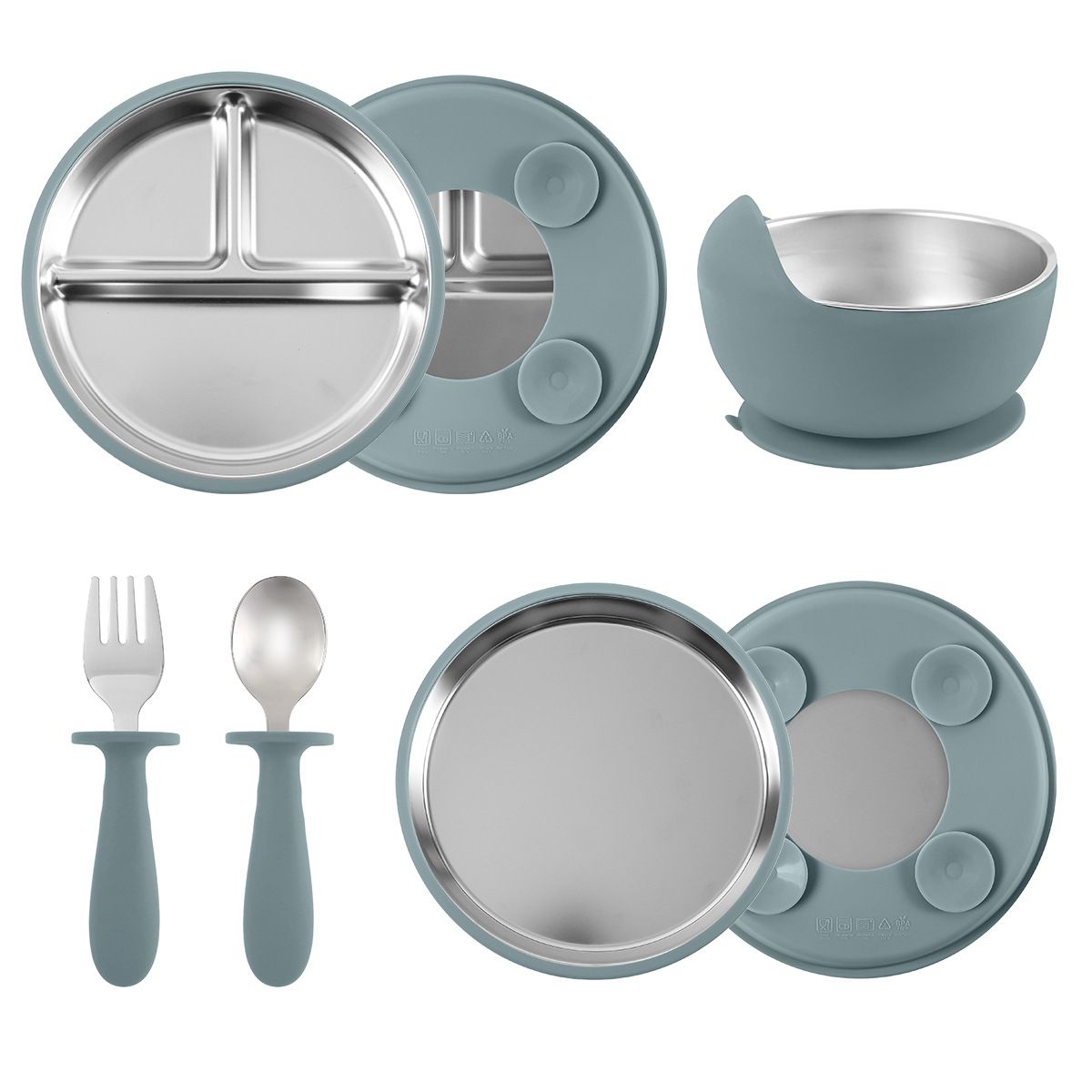 Hygienic 304 stainless steel food contact surface resistant to stains and odors