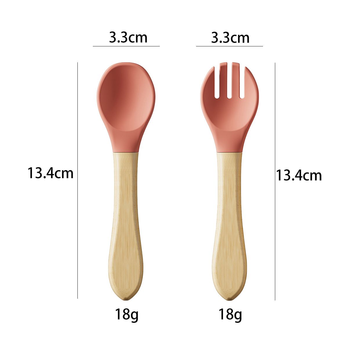 BPA-free and eco-friendly organic baby weaning spoon set
