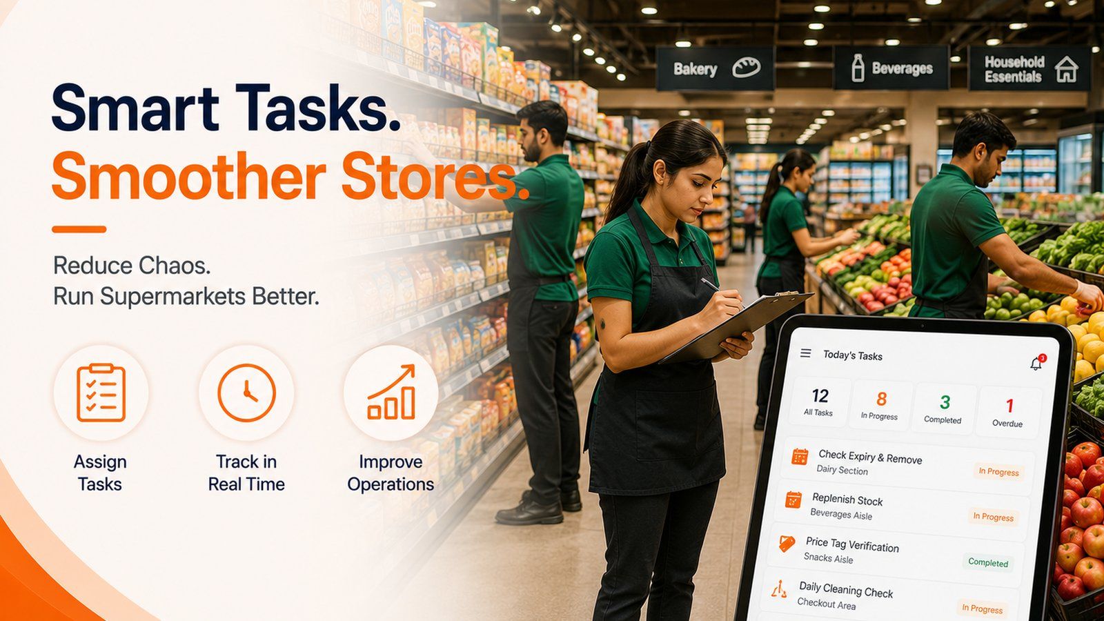 How Smart Task Management Can Reduce Operational Chaos in Supermarkets