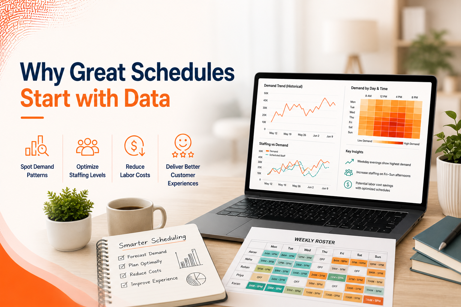 How Historical Data Improves Workforce Scheduling