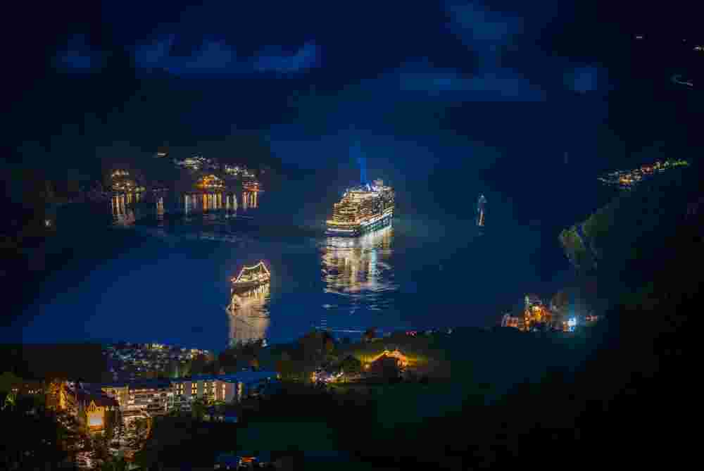 Brudeferden i Geiranger