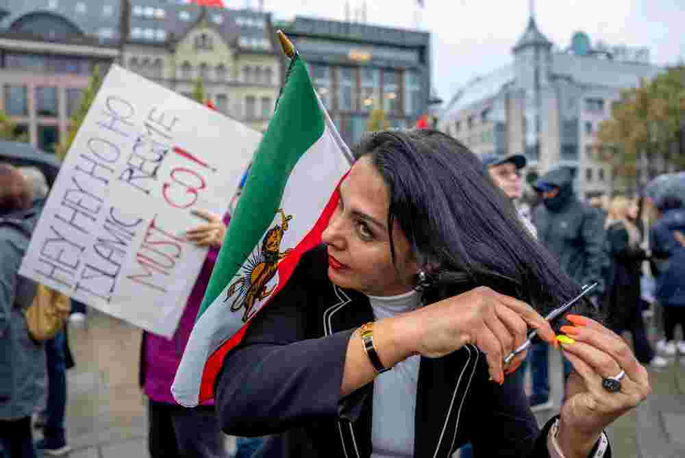 Støttedemonstrasjon for det iranske folk