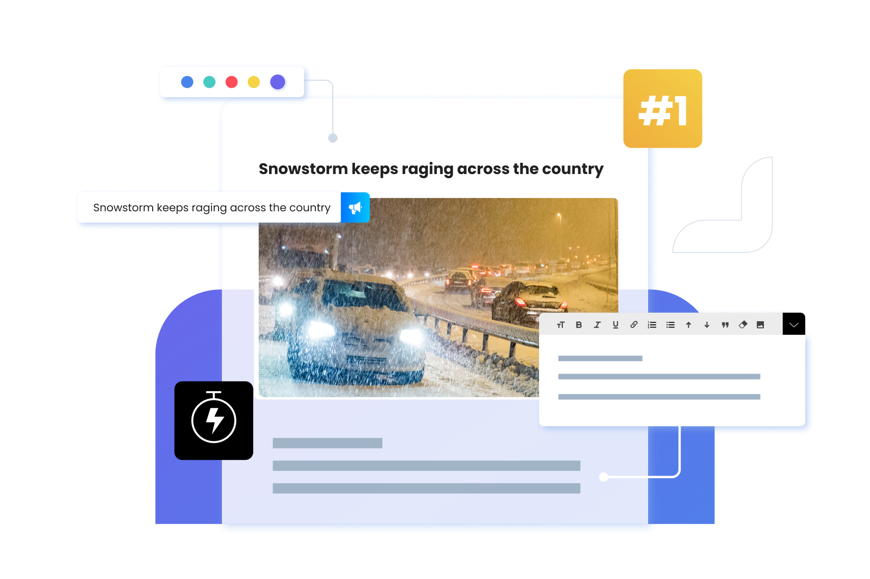 Deliver content without interruption