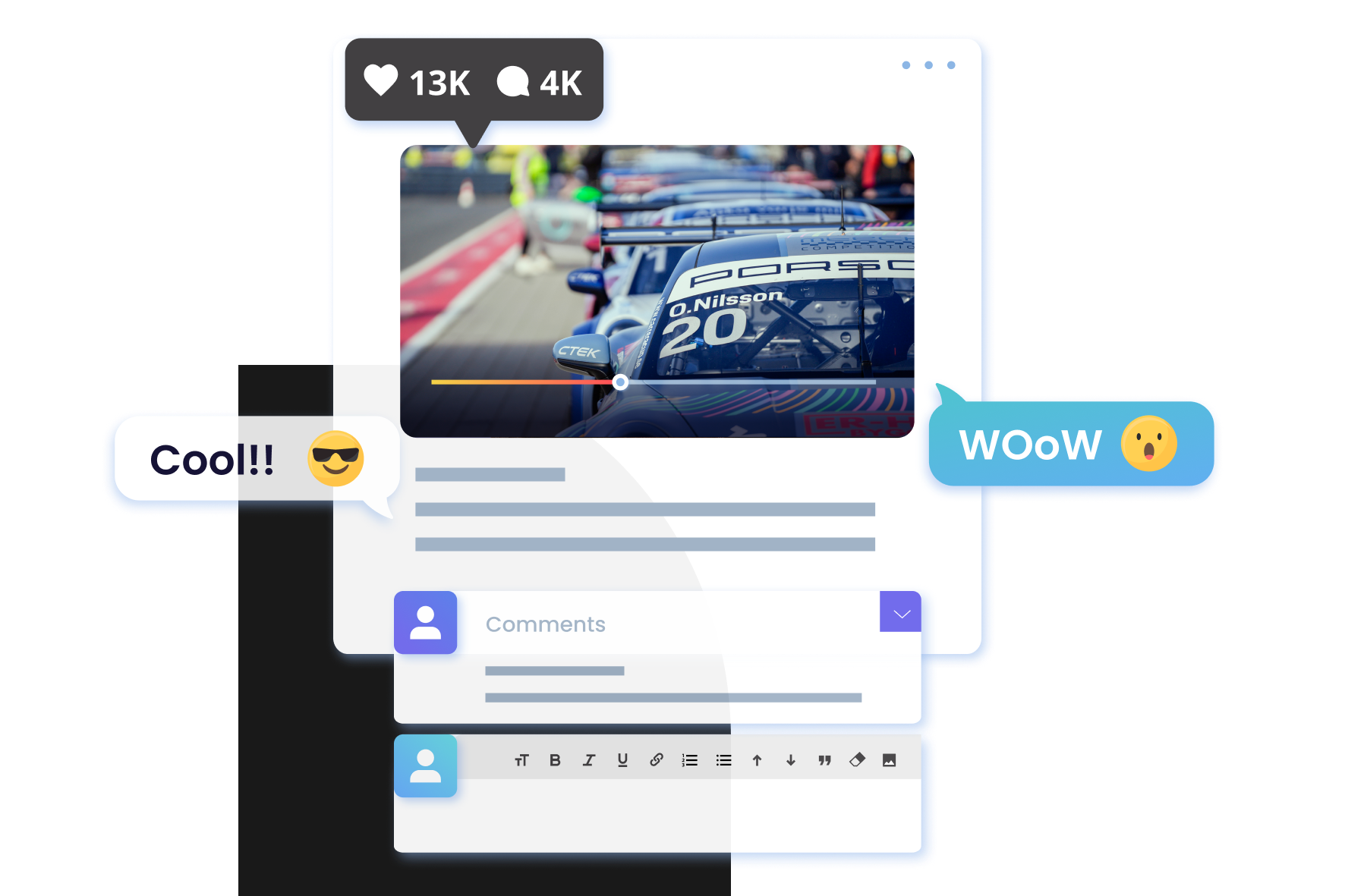 Create memorable live blog experiences
