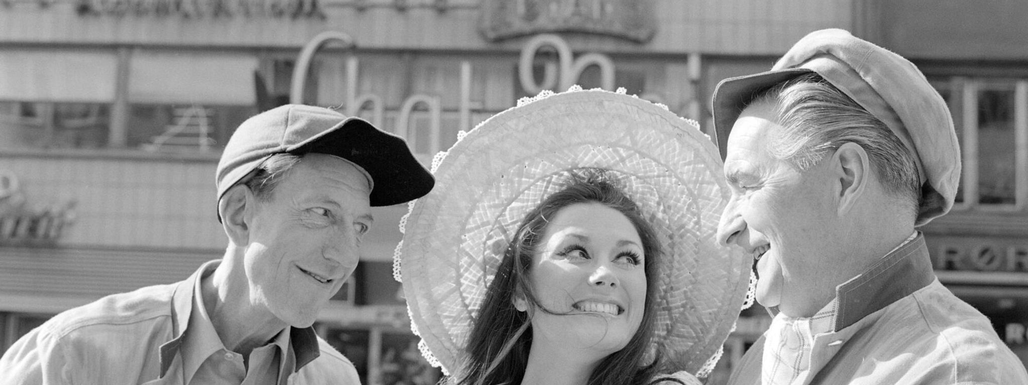 Leif Juster, Solfrid Heier og Jens Book-Jenssen.