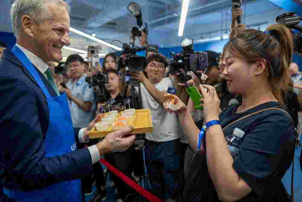 Norsk laks i Shanghai