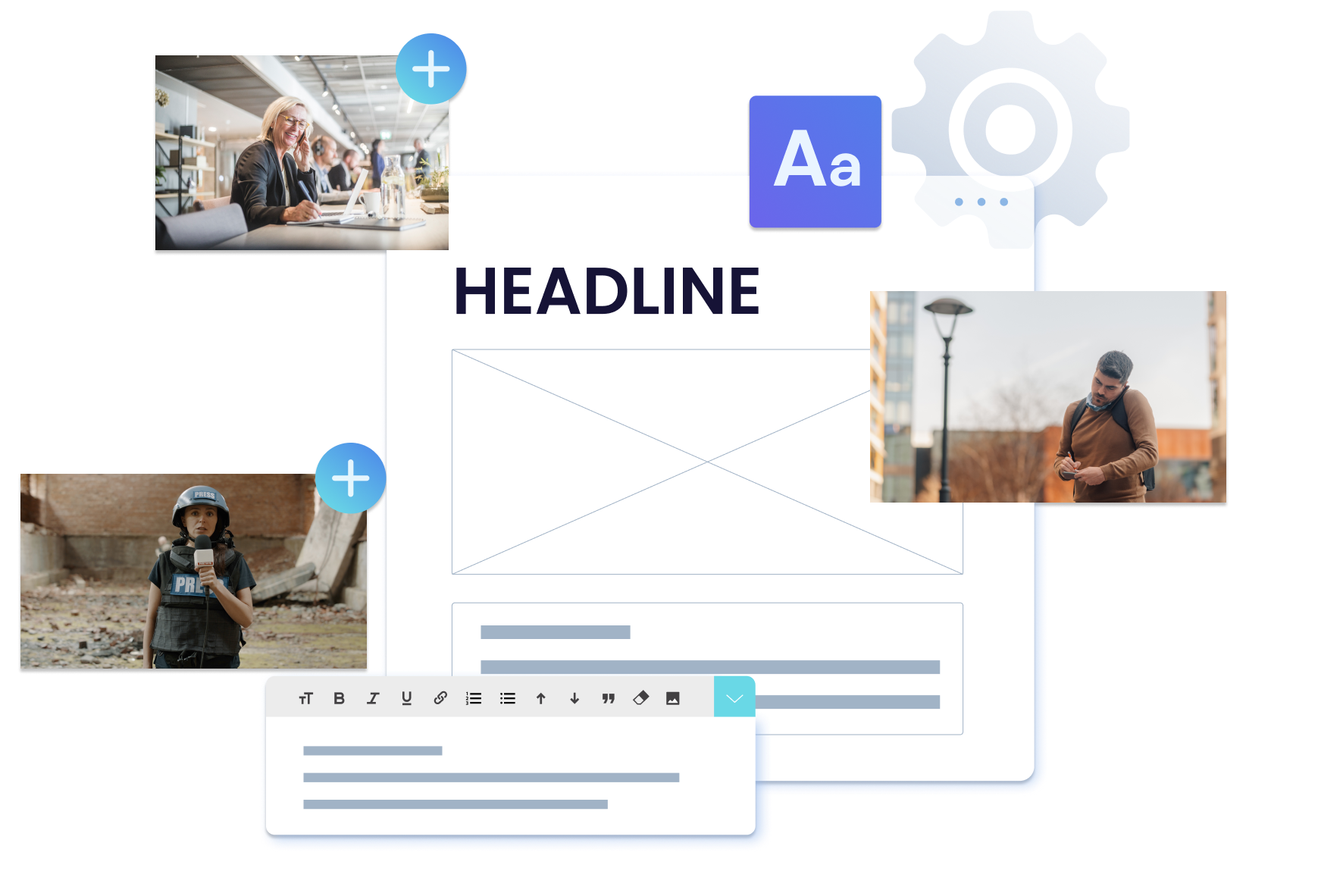 Cover key events, whether planned or spontaneous