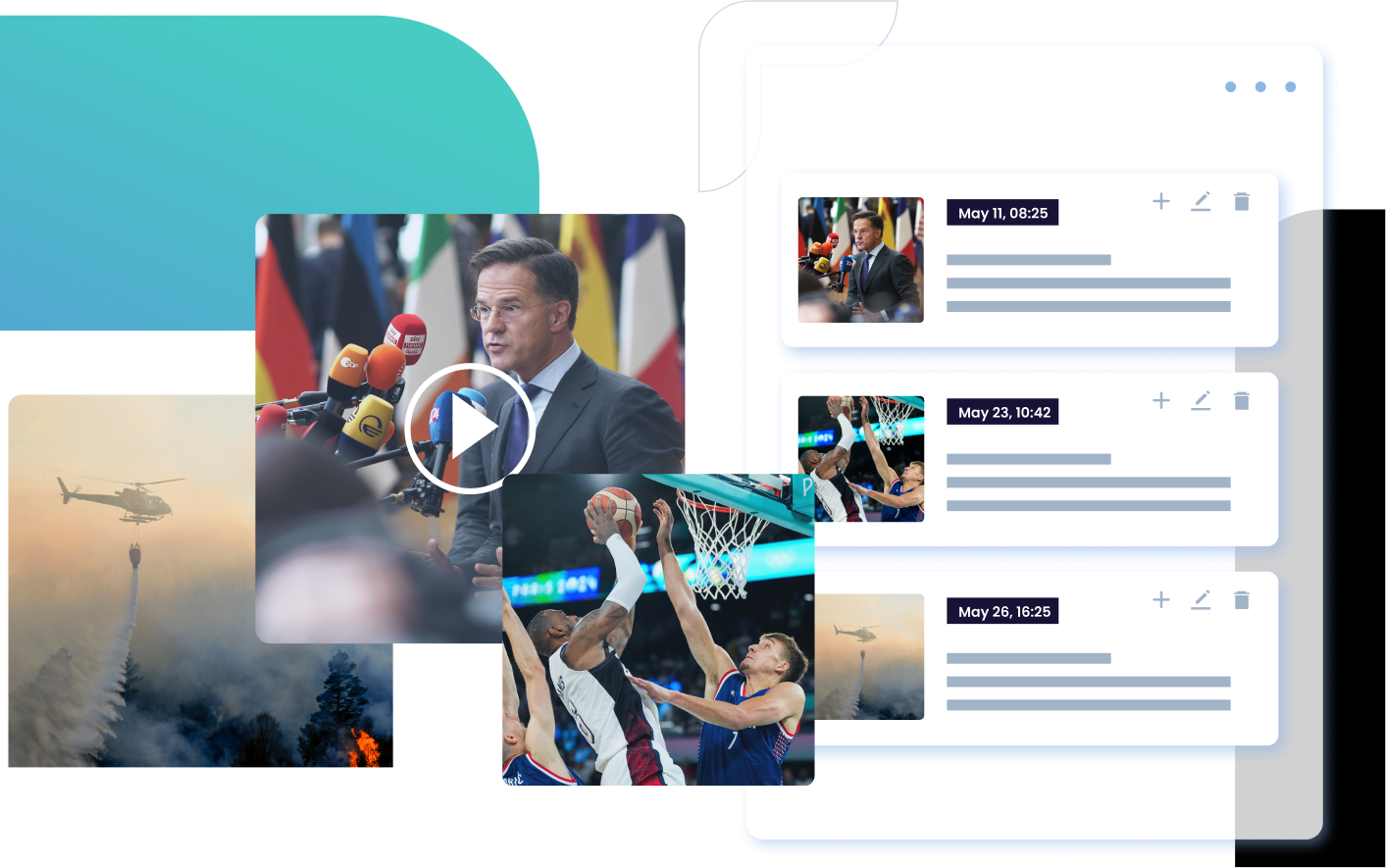 Broadcasters features