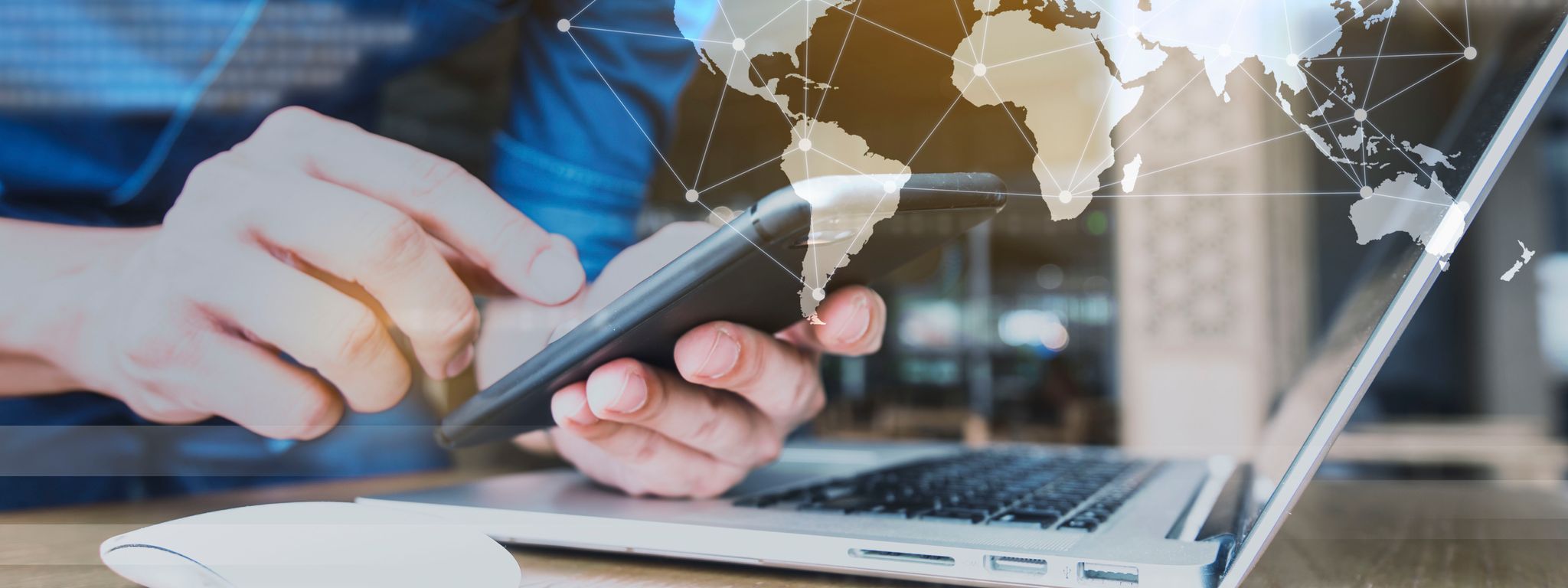 Sende internasjonal pressemeldig