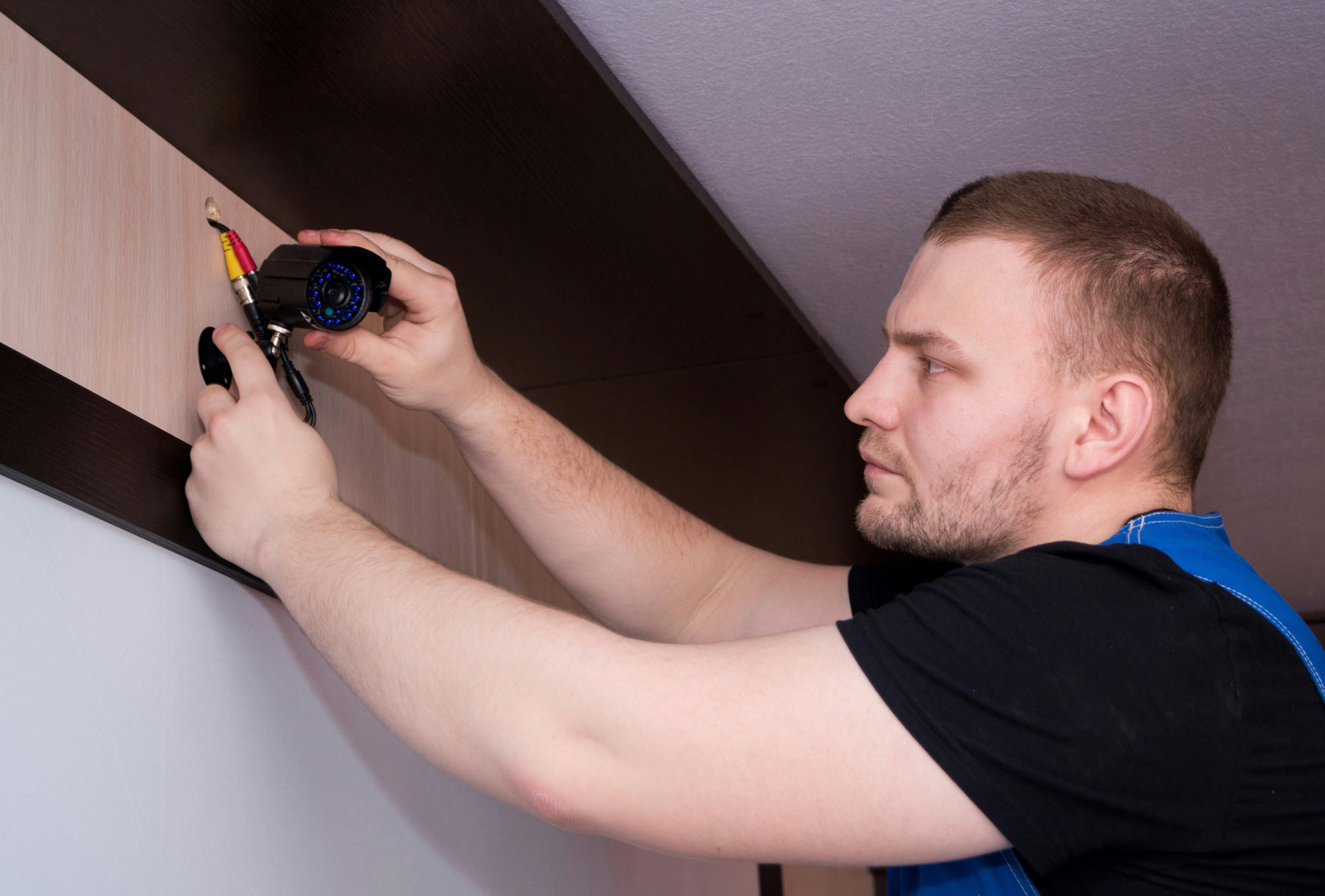 Home inspector examining a property during the inspection contingency period