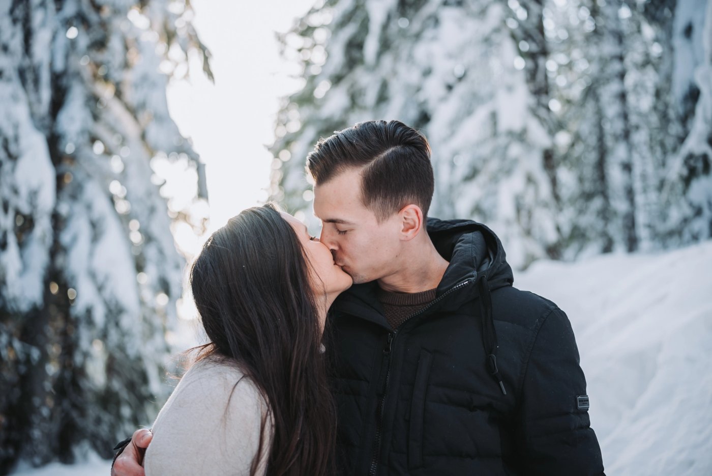Boris & Kate, Trillium Lake — frame 1