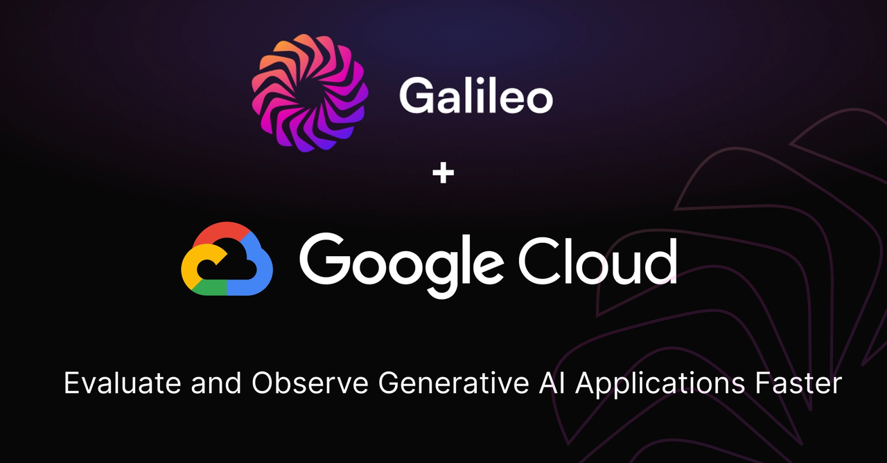 Galileo on Google Cloud accelerates evaluating and observing generative AI applications.