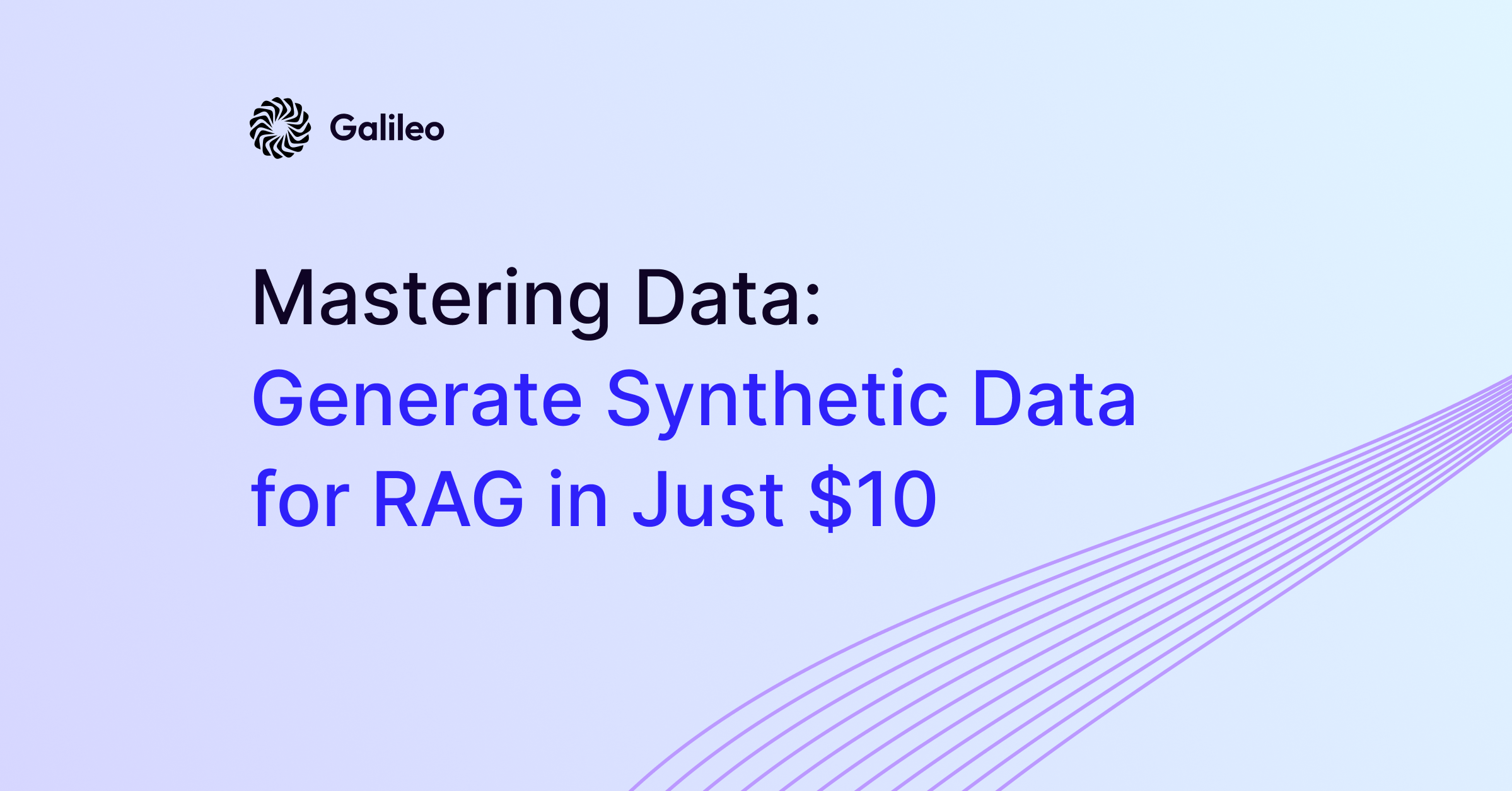 Mastering Data: Generate Synthetic Data for RAG in Just $10