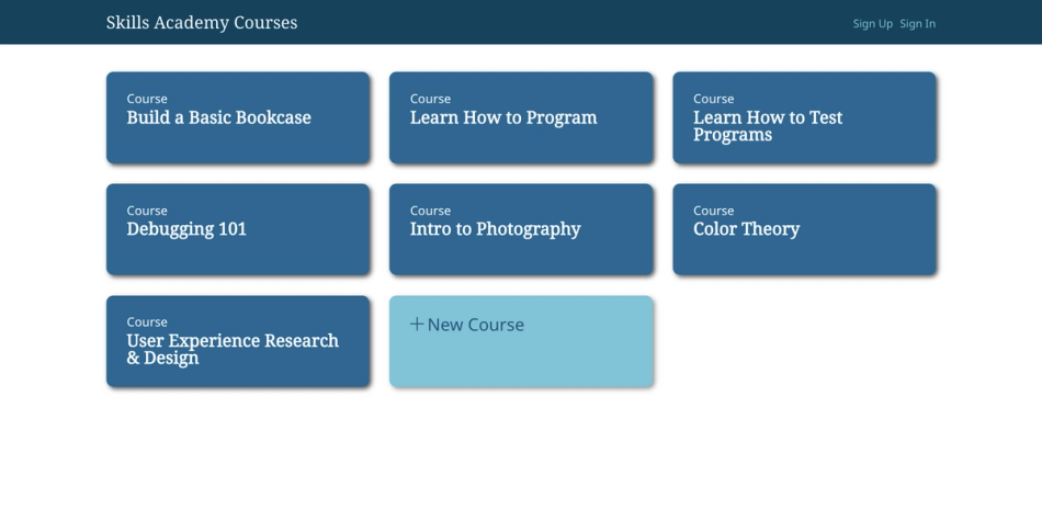 Course List App