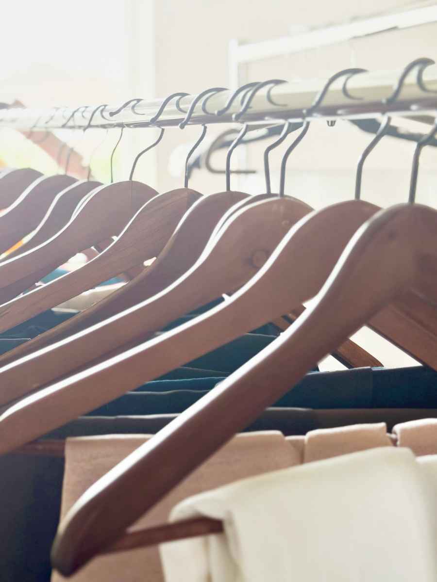 Wardrobe rail, ready for fittings., commercial photography for Wardrobe rail, ready for fittings.