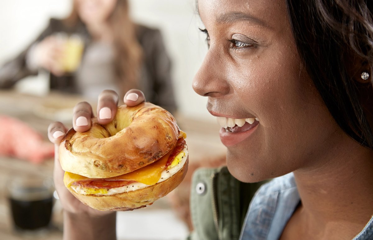 Bruegger's Bagels commercial photography