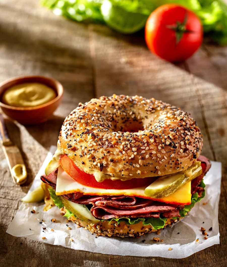 PastramiEverything, commercial photography for Bruegger's Bagels