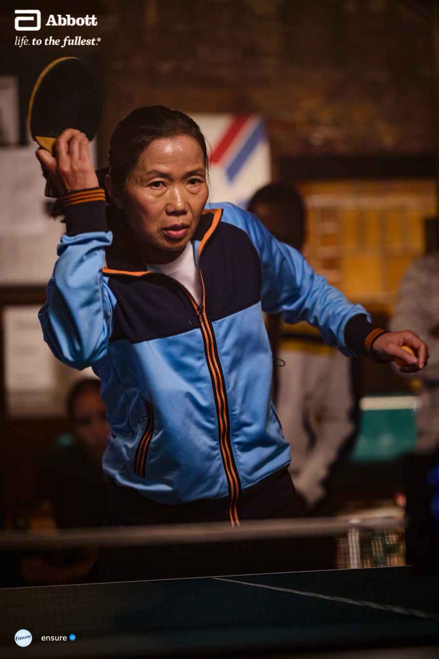 PING PONG PLAYER PLAYING VERTICAL 0147 copy2, commercial photography for Abbott Nutrition