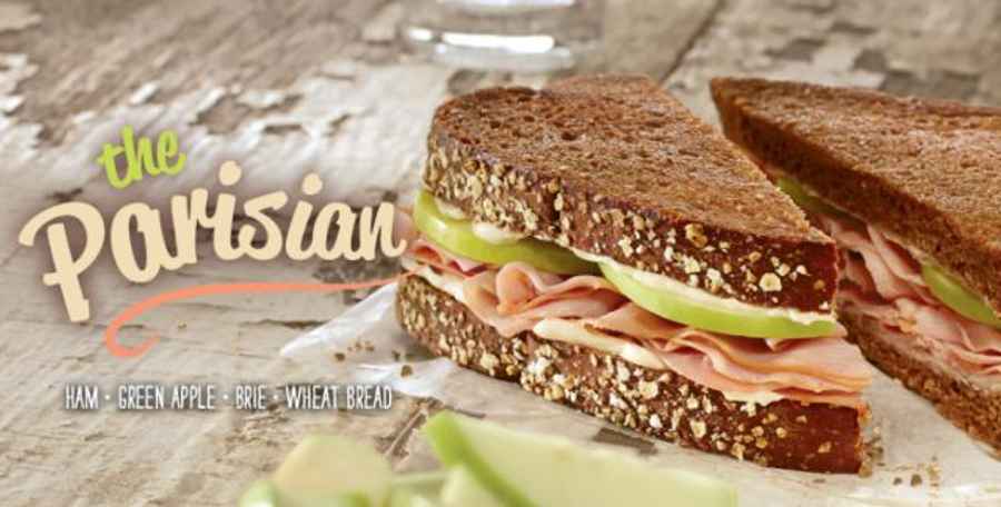 brueggers the parisian sandwich, commercial photography for Bruegger's Bagels