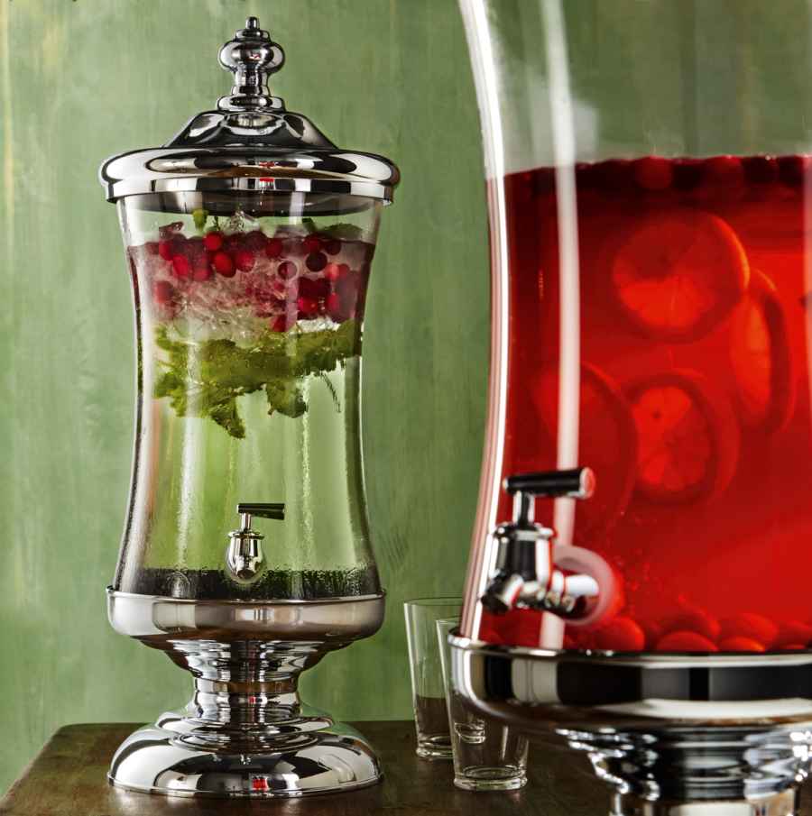 Chrome Glass Beverage Dispenser 758556, commercial photography for Walmart