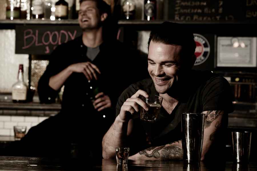 04 2Bartenders 037, commercial photography for The Shop Brooklyn