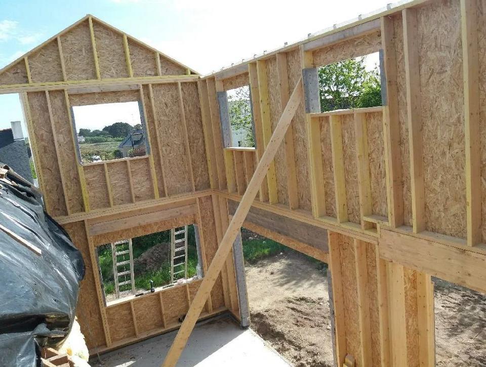 Extension ossature bois