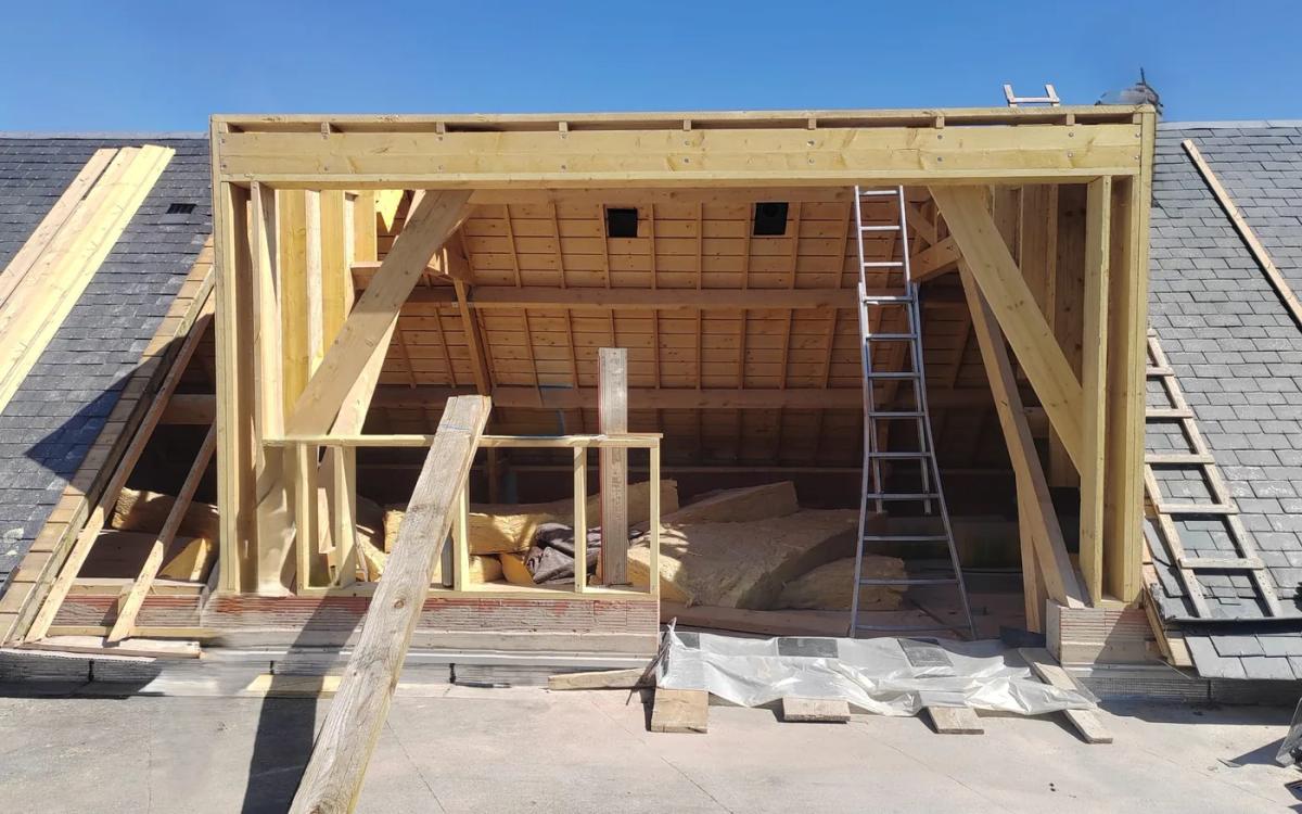 Chantier extension bois, Le Quintrec Le Pallec