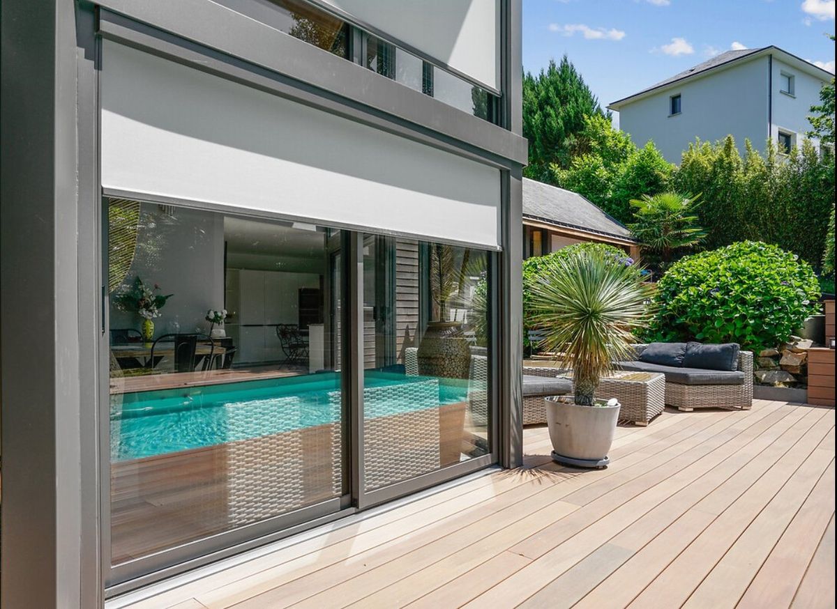 Protection solaire Morbihan, BSO et screen solaire sur mesure, Le Quintrec Le Pallec