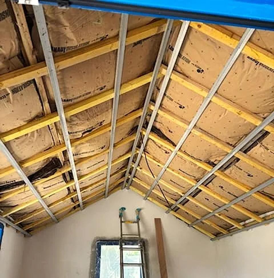 Extension ossature bois isolée