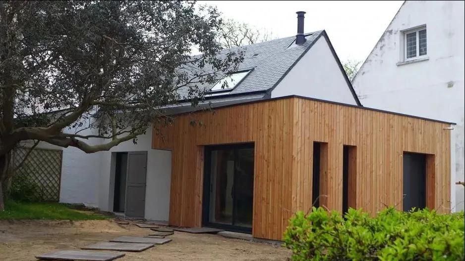 Extension ossature bois dans le Morbihan, photo 2