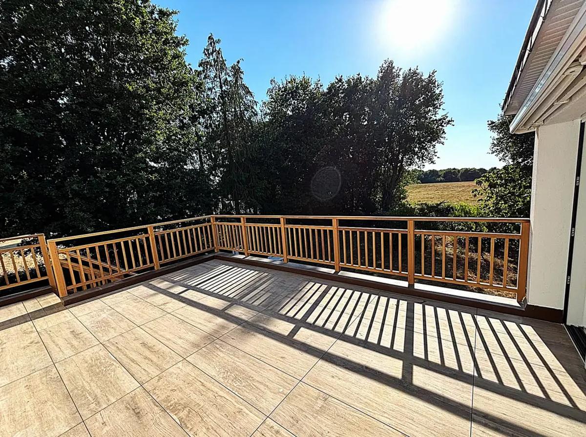 Chantier terrasse bois, Le Quintrec Le Pallec