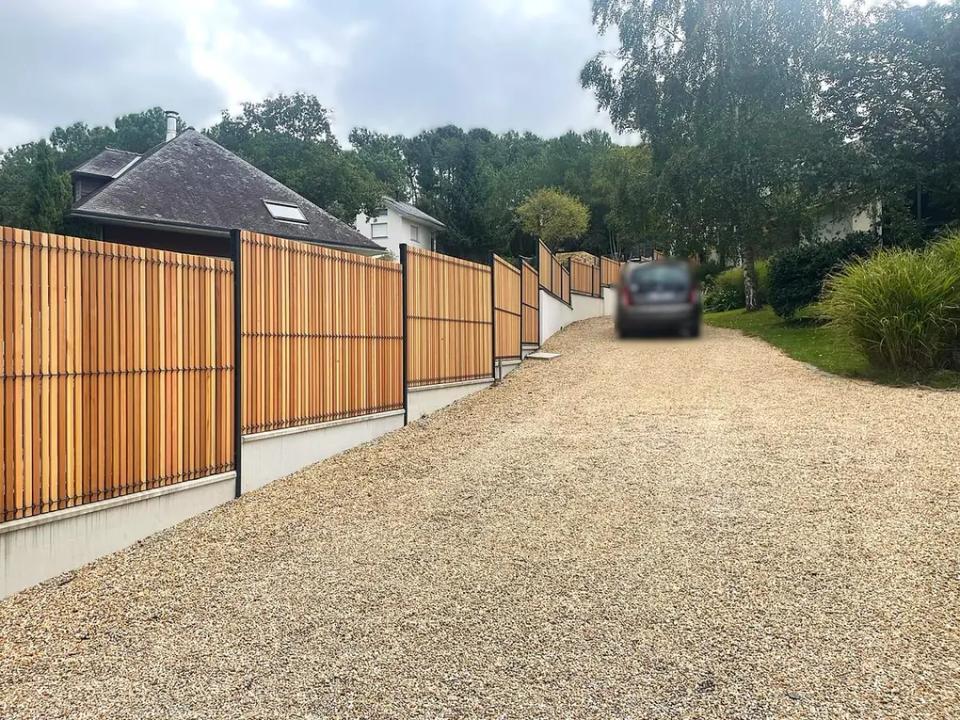 Portail et clôture bois