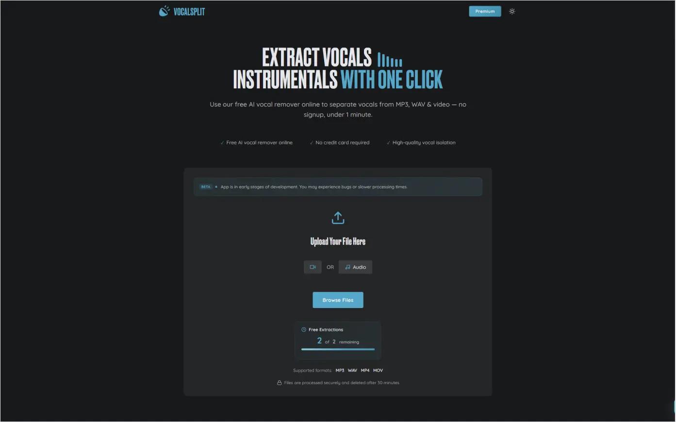 VOCAL SPLIT