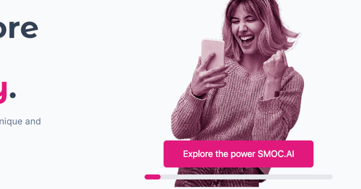 SMOC Flow ebedded on front page