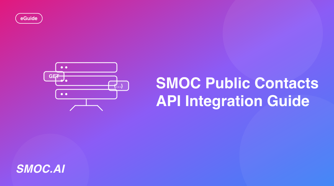 SMOC Public Contacts API