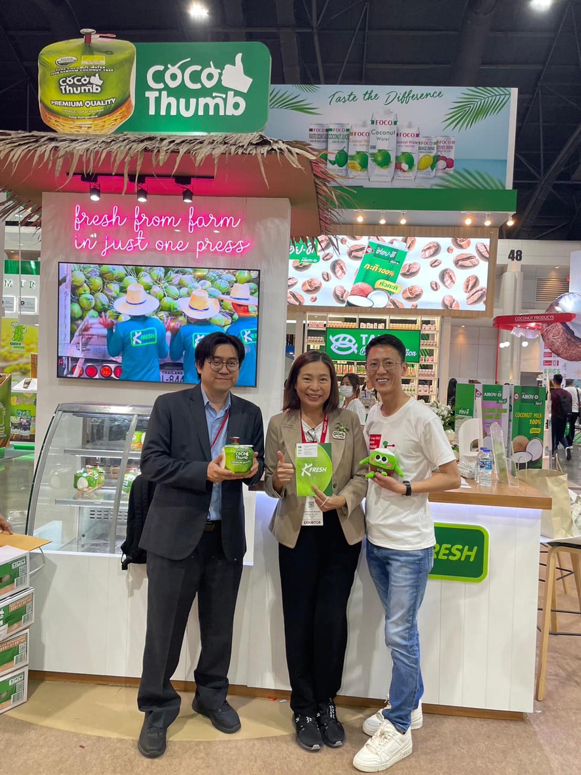 person holding coconut