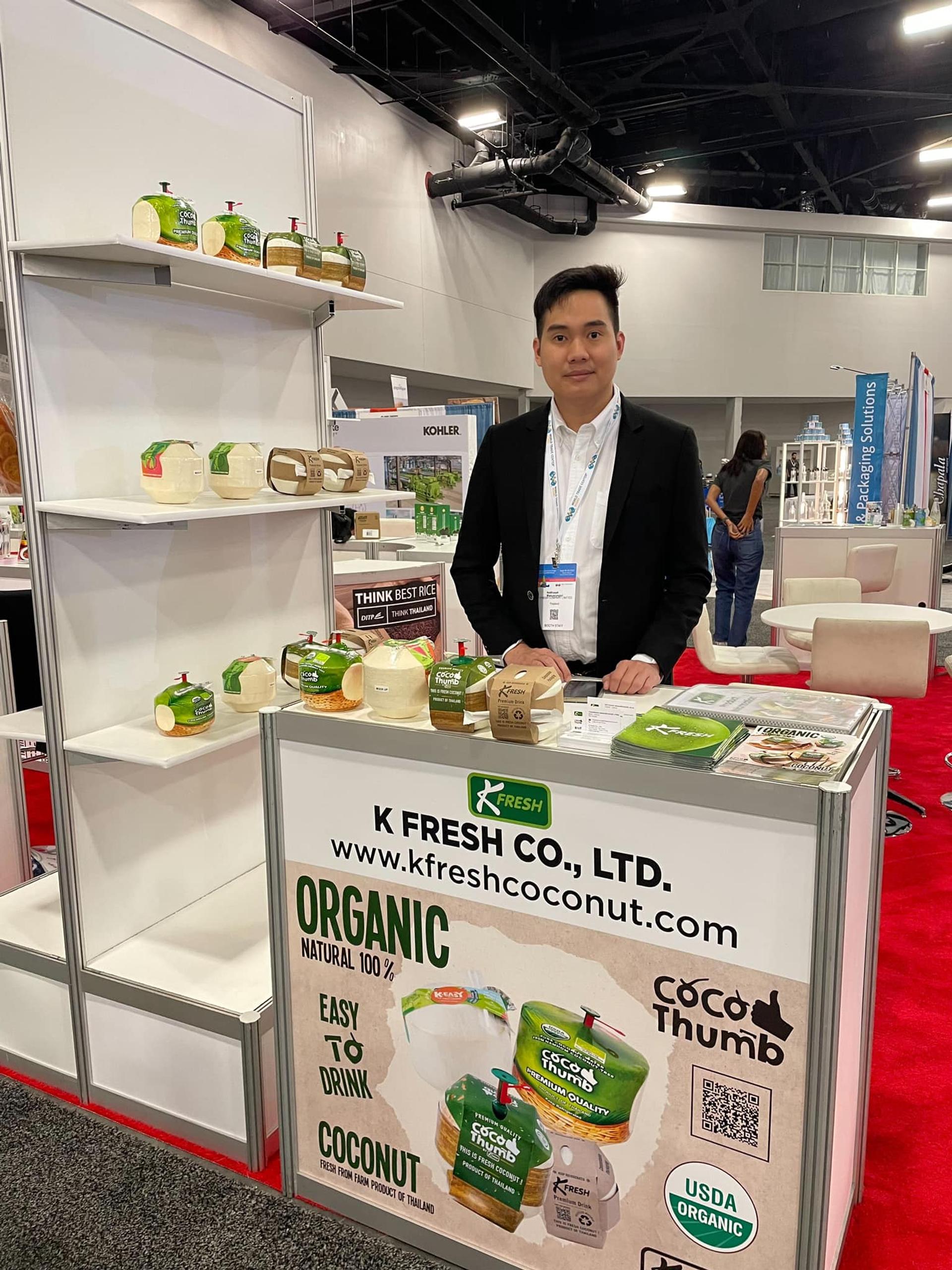 K Fresh at American Food Show: Bringing the Taste of Thai Aromatic Coconuts to the U.S.