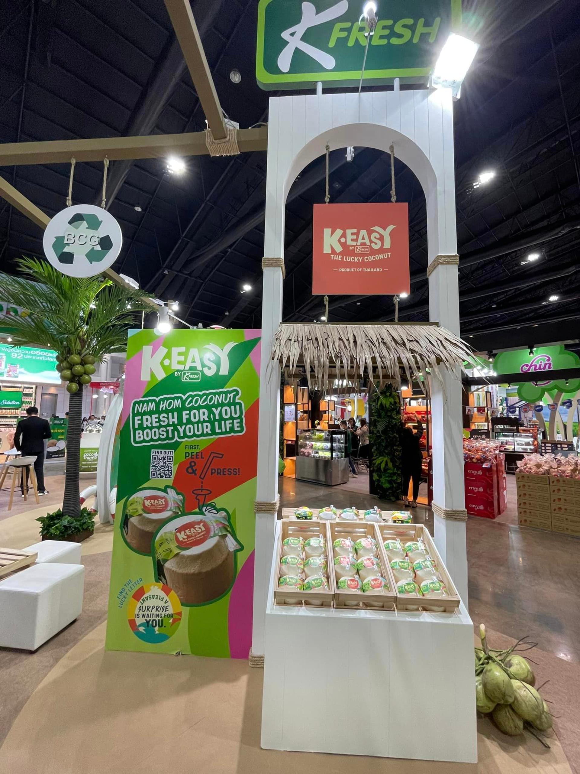 K Fresh Coconut Shines at Thaifex 2023: Showcasing the Best of Thai Aromatic Coconuts