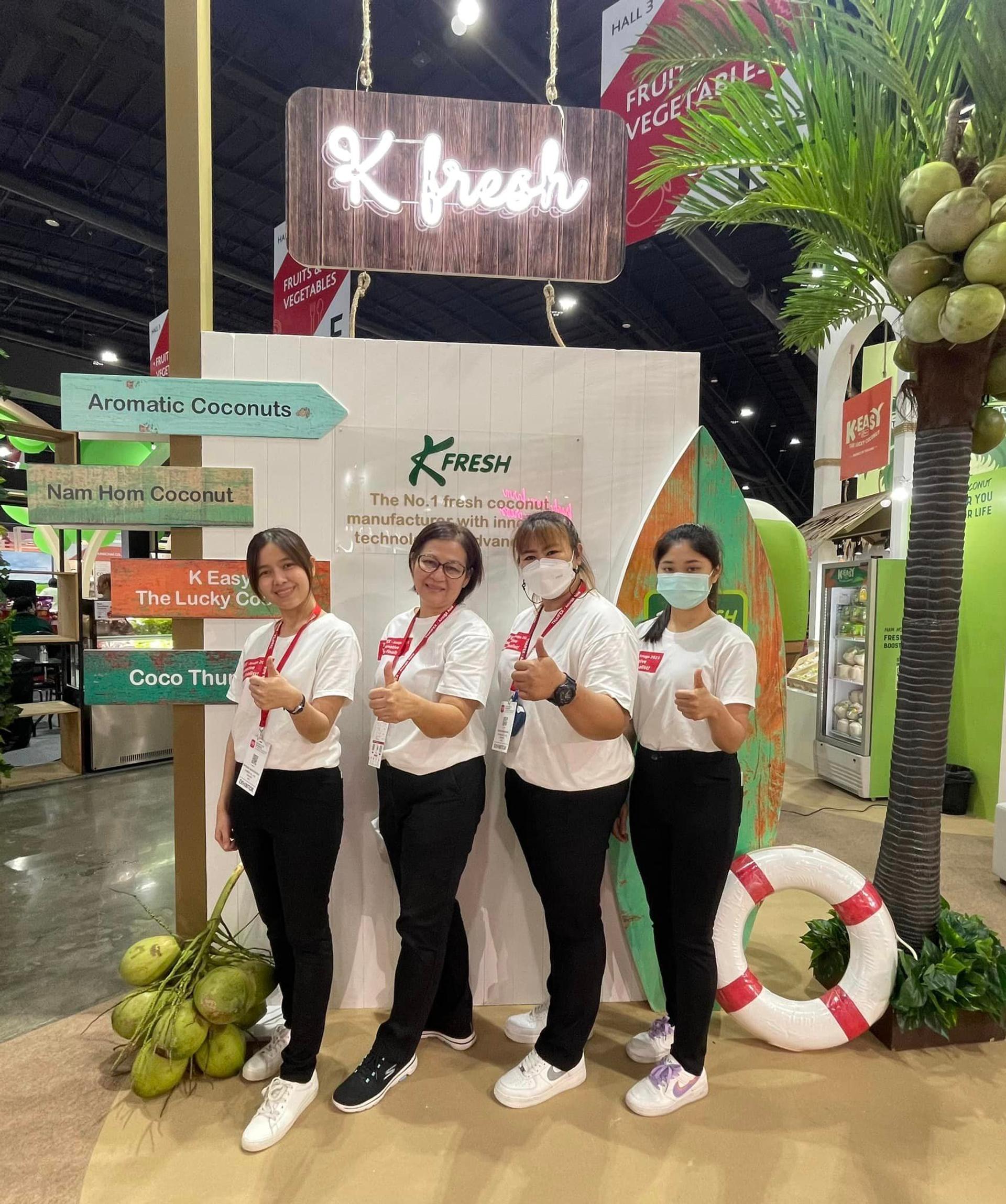 K Fresh Coconut Shines at Thaifex 2023: Showcasing the Best of Thai Aromatic Coconuts