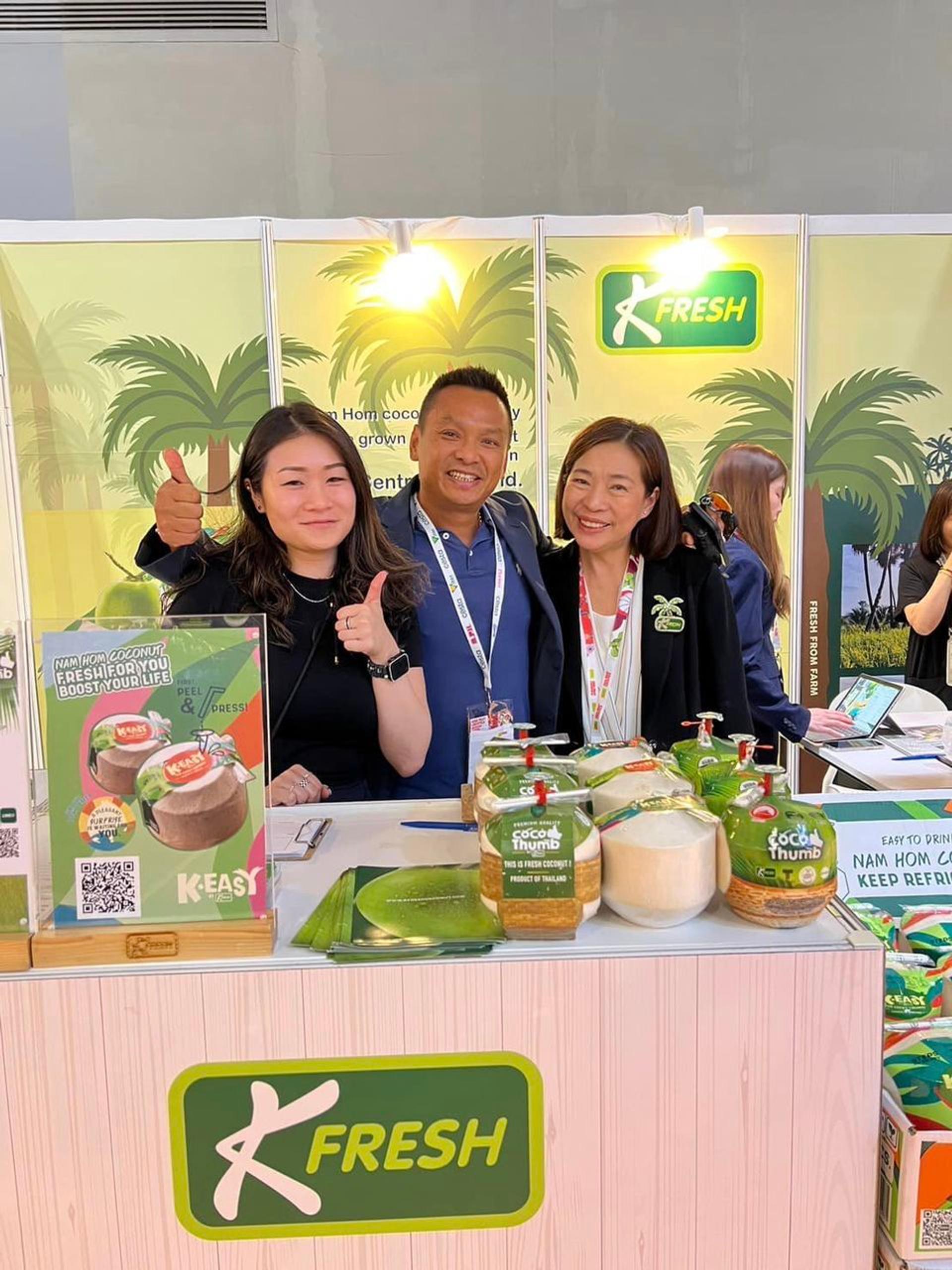 K fresh product display booth