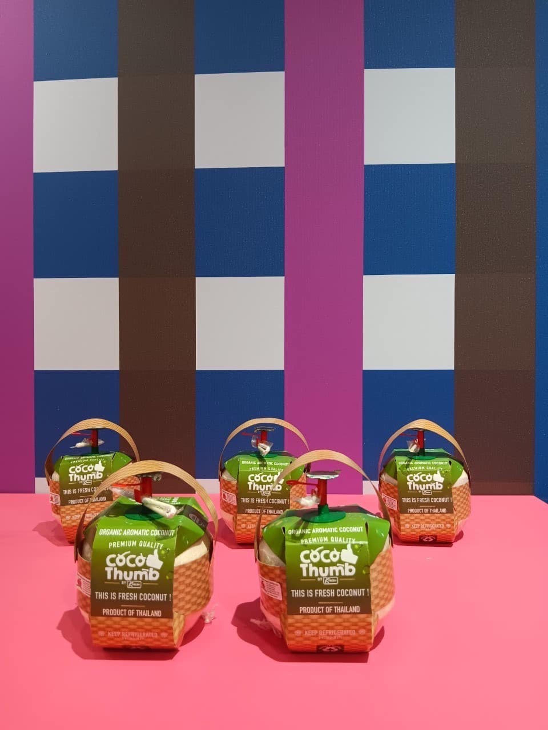 Coconut water in beautiful packaging