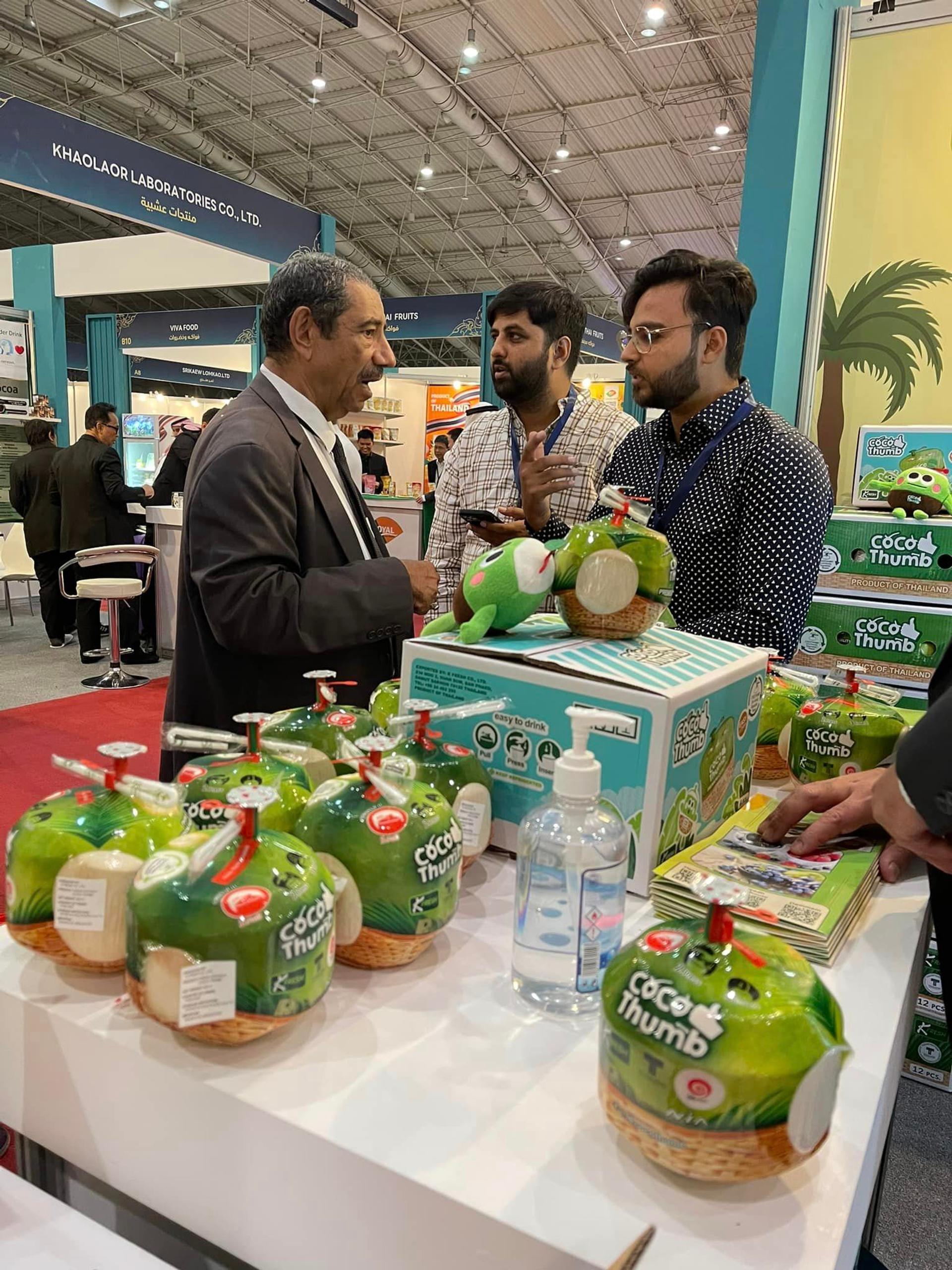 K Fresh Coconut Showcases Coco Thumb at Thai Trade Exhibition Saudi Arabia 2023: Expanding into the Middle Eastern Market