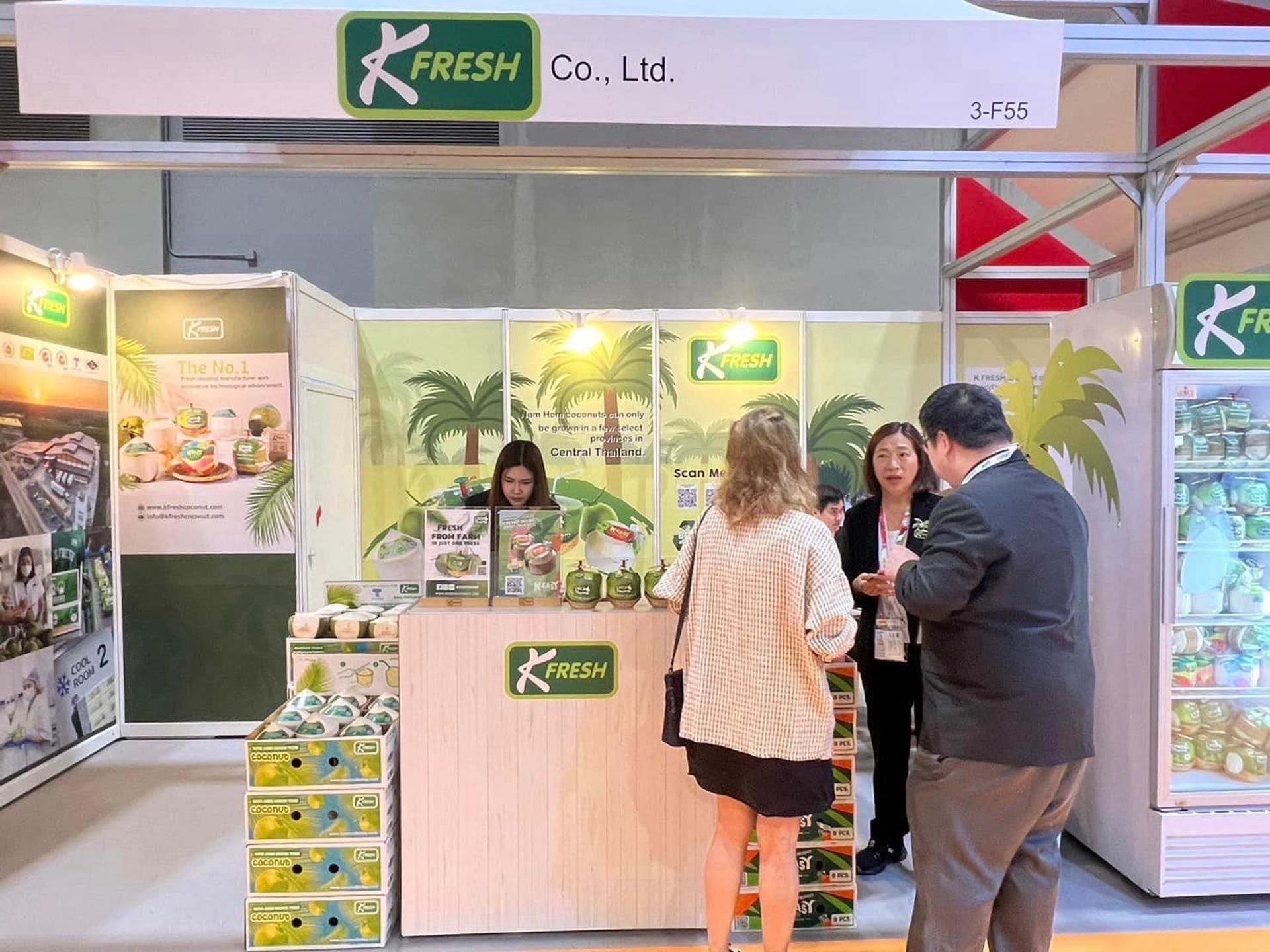 K fresh product display booth