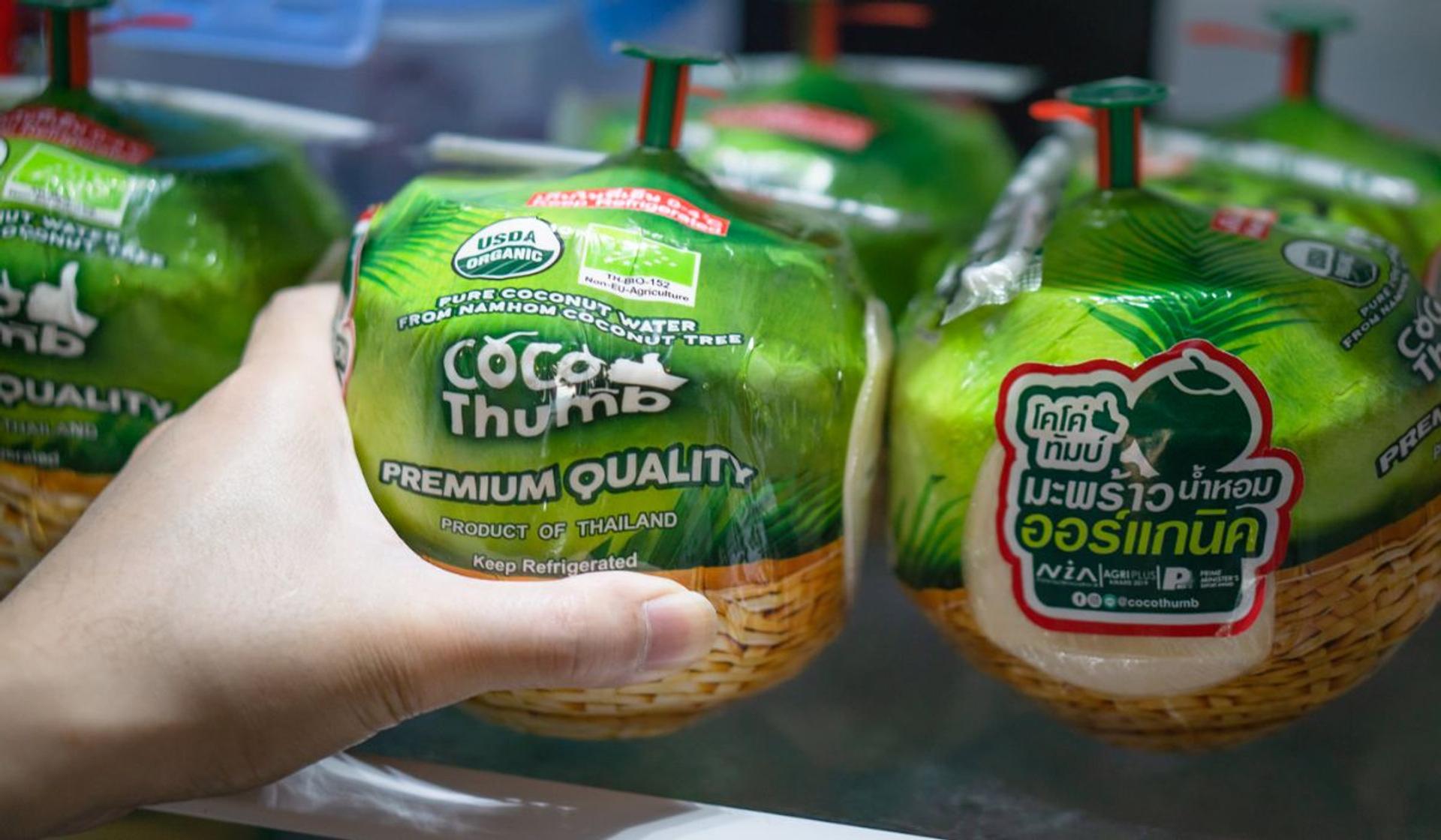 Experience the taste of K Fresh's aromatic coconut water